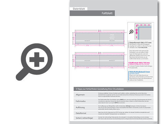 Product Bild faltblatt_din_lang_quer_4-seiter_4_4_farbig_mit_beidseitig_partieller_uv-lackierung