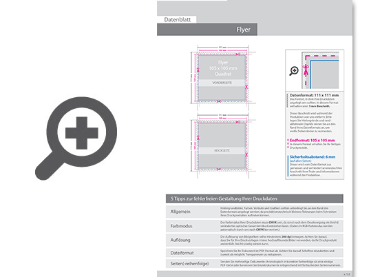 Product Bild hochglanz-uv-lack-flyer_quadrat_10_5_cm_x_10_5_cm__beidseitig_bedruckt