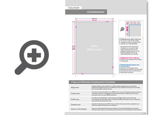 Product Bild getr__nkekarte_din_a3_(29_7_cm_x_42_0_cm)__einseitig_bedruckt