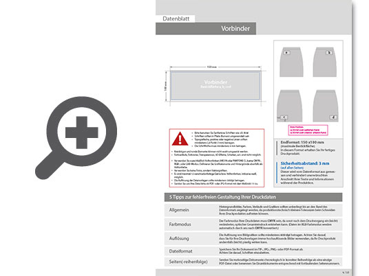 Product Bild vorbinder_mit_einer_stickposition